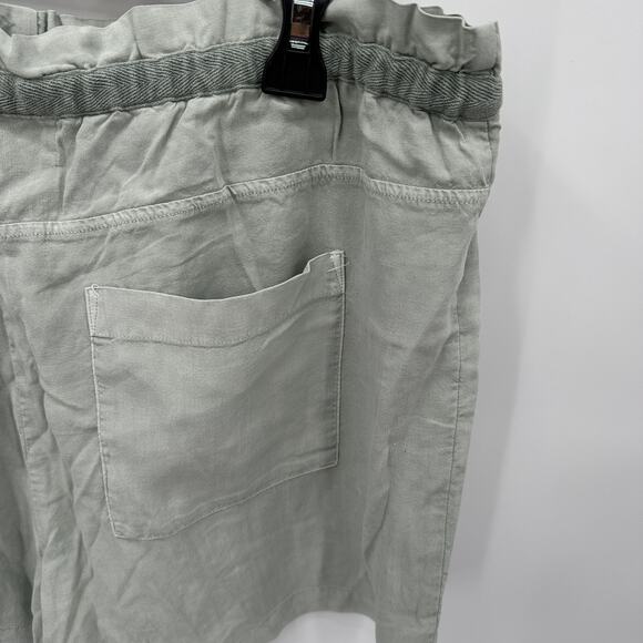 CLOTH & STONE NWT Evereve Tie Waist Short in Fresh Basil Green // L - Picture 8 of 11